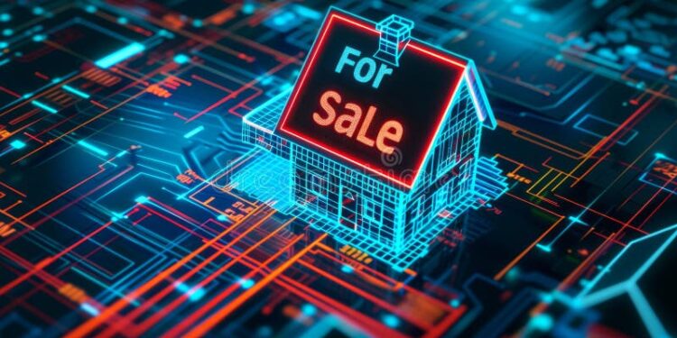 Dramatic LowLight Real Estate Sign Photography Isolated Property for ...